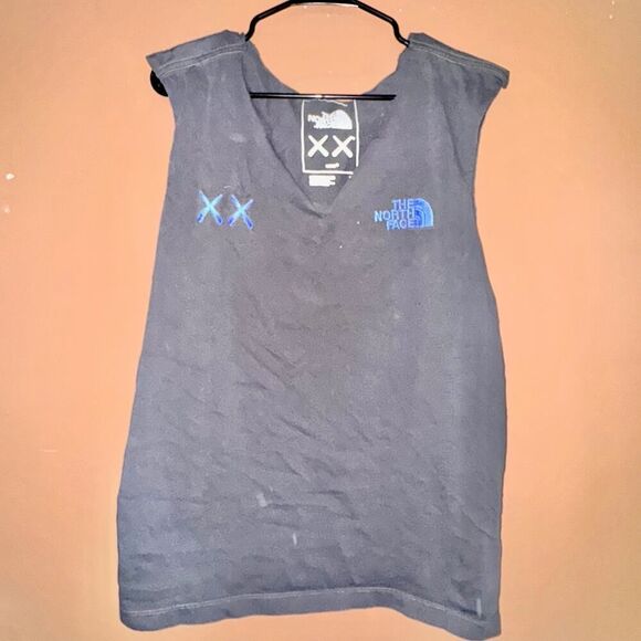 KAWS x The North Face Cutoff Tank Top - Size Large - Picture 1 of 8